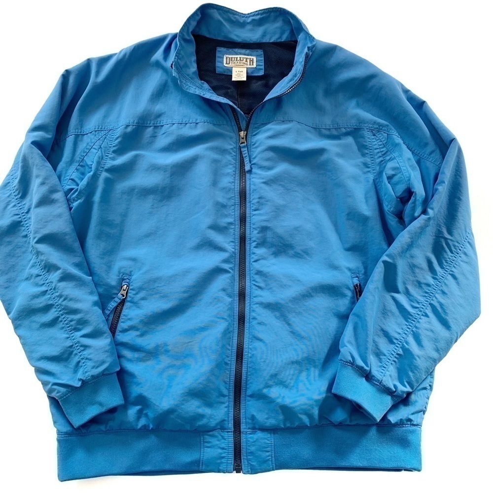 Duluth Trading Co Mens Large Tall Nylon Full Zip Jacket